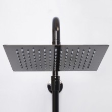 Душевая система WasserKRAFT Glan A16701 Черная глянцевая