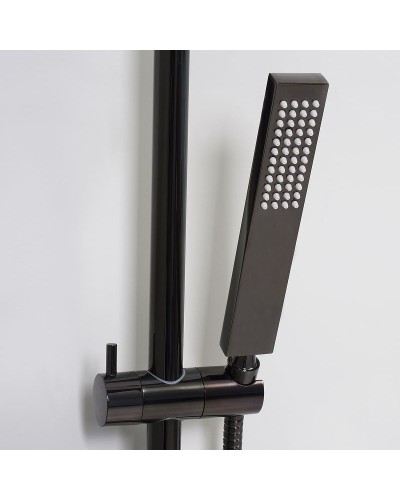 Душевая система WasserKRAFT Glan A16701 Черная глянцевая