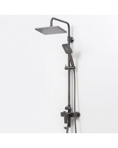 Душевая система WasserKRAFT Wiese A18401 Оружейная сталь