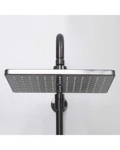 Душевая система WasserKRAFT Wiese A18401 Оружейная сталь
