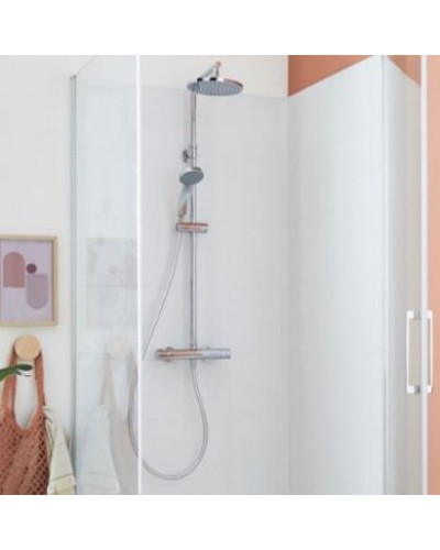 Душевая система Jacob Delafon Brive E24322-CP с термостатом Хром