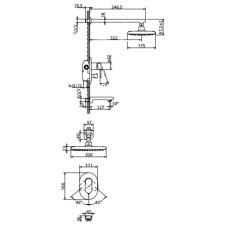 Душевой комплект BelBagno Ferrano FER-DIT-CRM