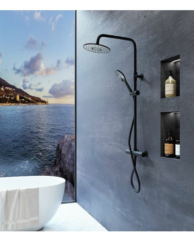 Душевая система Orange T02S3-912b Черный