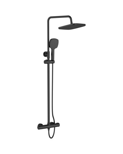 Душевая система Orange T02S4-912b Черный