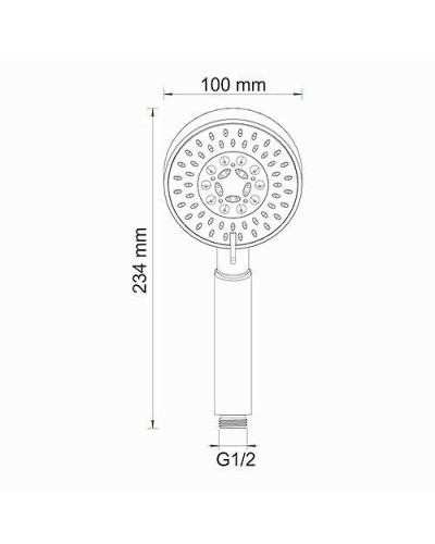 Душевая система WasserKRAFT Berkel A16028 Thermo с термостатом Хром