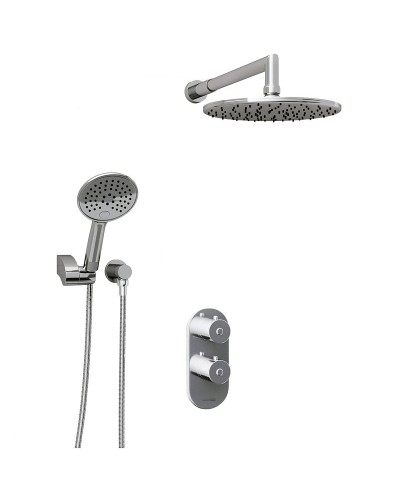 Душевая система WasserKRAFT Berkel A16030 Thermo с термостатом Хром