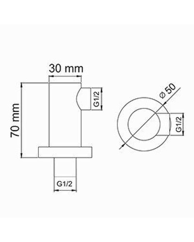 Душевая система WasserKRAFT Berkel A16030 Thermo с термостатом Хром