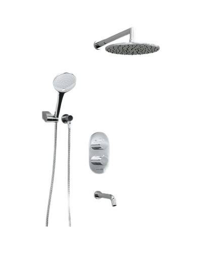 Душевая система WasserKRAFT Berkel A174819 Thermo с термостатом Хром