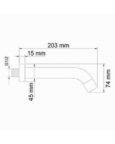 Душевая система WasserKRAFT Berkel A174868 Thermo с термостатом Хром