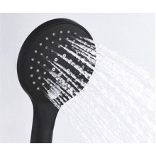 Душевая система WasserKRAFT Elbe A16777 Черная матовая