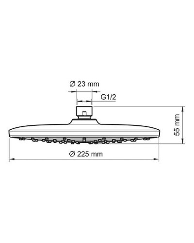 Душевая система WasserKRAFT Elbe A12777 Черная матовая