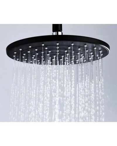 Душевая система WasserKRAFT Elbe A12777 Черная матовая