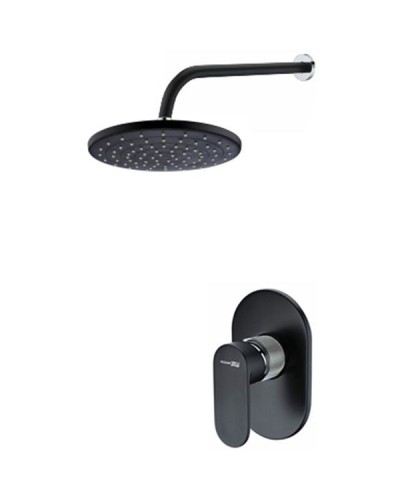 Душевая система WasserKRAFT Elbe A12777 Черная матовая