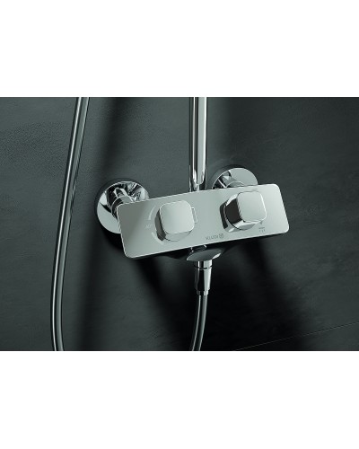 Душевая система Kludi Cockpit Explorer 8005005-00 с термостатом Хром