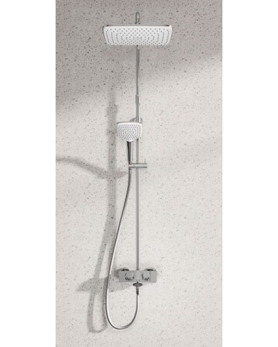 Душевая система Kludi Cockpit Explorer 8005005-00 с термостатом Хром
