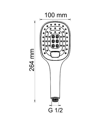 Душевая система WasserKRAFT Aller A171619 Хром