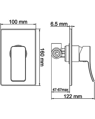Душевая система WasserKRAFT Aller A12118 Хром
