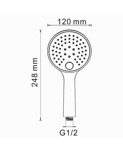 Душевая система WasserKRAFT Dinkel A175868 Хром