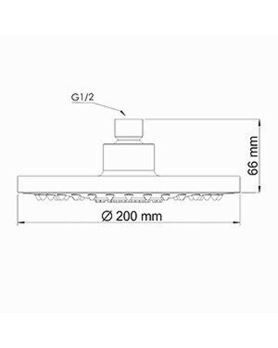 Душевая система WasserKRAFT Dill A12629 Хром