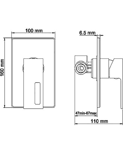 Душевая система WasserKRAFT Alme A12119 Хром