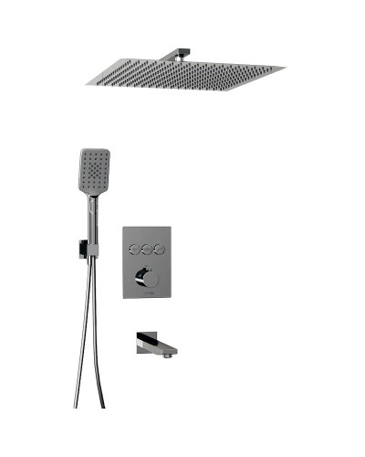 Душевая система WasserKRAFT Neime A171919 с термостатом Хром