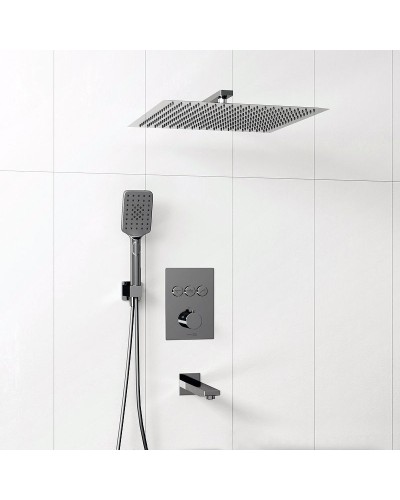 Душевая система WasserKRAFT Neime A171919 с термостатом Хром
