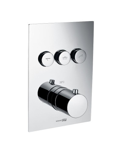 Душевая система WasserKRAFT Neime A171919 с термостатом Хром