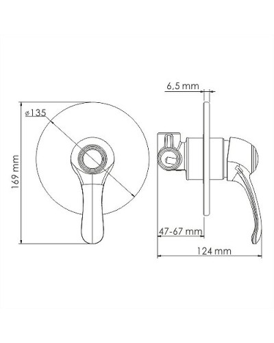 Душевая система WasserKRAFT Isar A12314 Темная бронза