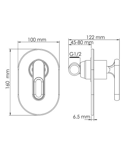 Душевая система WasserKRAFT Kammel A12831 Хром