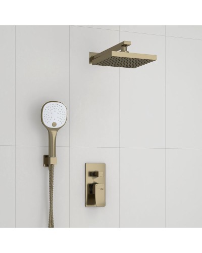 Душевая система WasserKRAFT Exter A16040 Светлая бронза