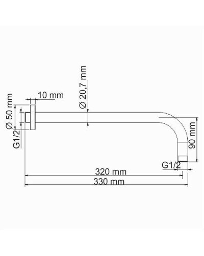 Душевая система WasserKRAFT Wern A12497 Хром