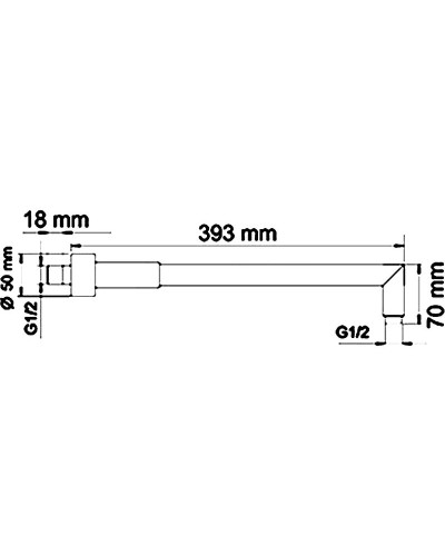 Душевая система WasserKRAFT Alme A12528 Хром