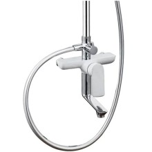 Душевая система Aquanet Arctic AF520-72-R-CW Хром Белый