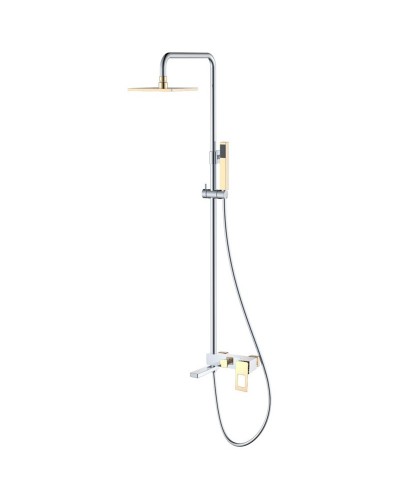 Душевая система Boheme Q 148-CRG Хром Золото