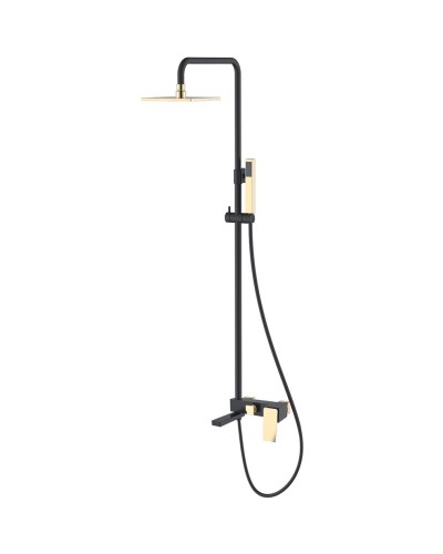 Душевая система Boheme Q 148-BG.2 Черная Золото