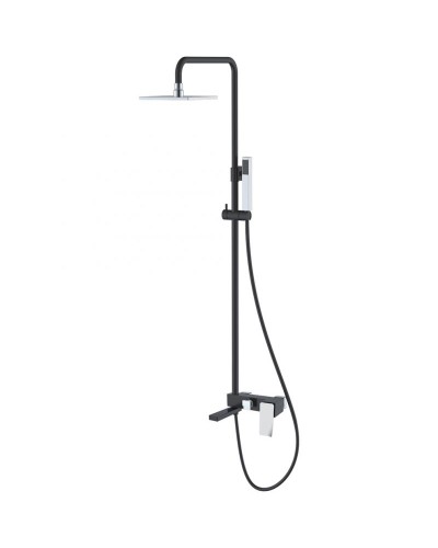 Душевая система Boheme Q 148-BCR.2 Черная Хром