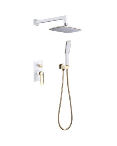 Душевая система Boheme Venturo 384-W Белая Золото