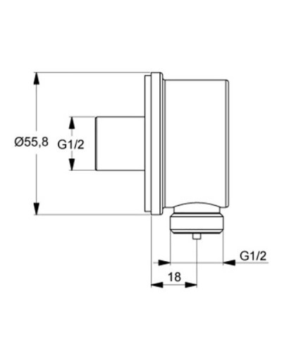 Душевая система Ideal Standard Ceraflex BC447AA Хром