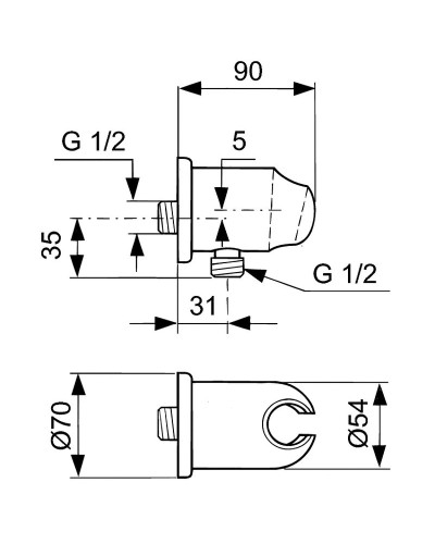 Комплект смесителей Ideal Standard Alpha BD003AA Хром