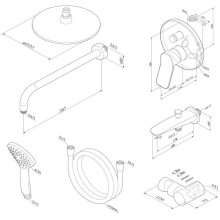 Душевая система AM.PM X-Joy FB85A10000 Хром