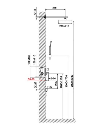 Душевая система Timo Selene SX-2069/03SM Черный