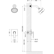 Душевая система Timo Torne SX-4379/00SM Хром