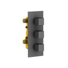 Душевая система Timo Tetra-Thermo SX-0199/03SM с термостатом Черный