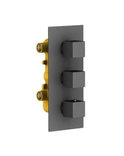 Душевая система Timo Tetra-Thermo SX-0199/03SM с термостатом Черный