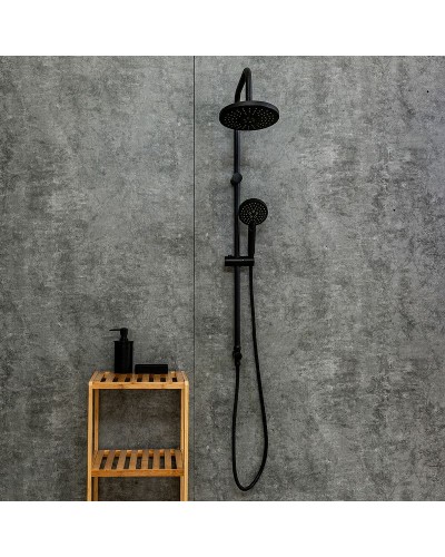 Душевая система Orange Lutz M04-932b Черная