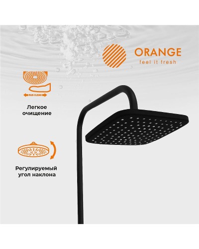Душевая система Orange Karl M05-934b Черная