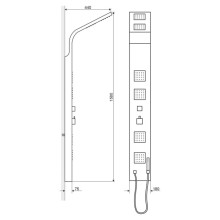 Душевая панель Excellent Omega Quatro ARAC.ML812