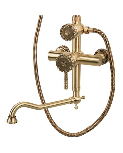 Душевая система Bronze de Luxe Windsor 10120DDF Бронза