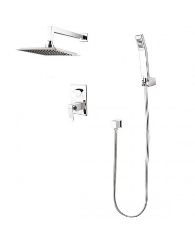 Душевая система Lemark Contest LM5829CW Хром Белый