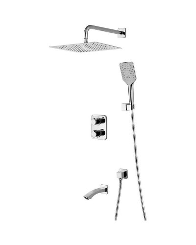 Душевая система Lemark Yeti LM7842С с термостатом Хром